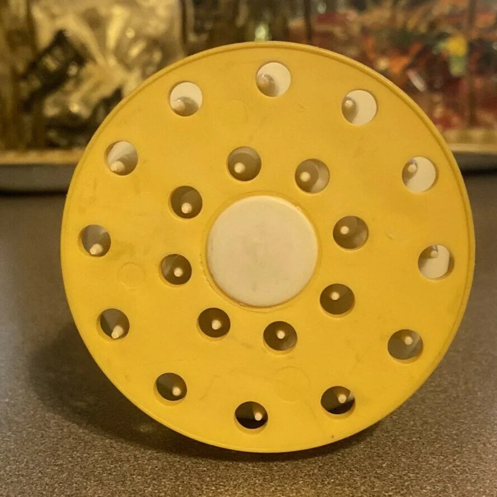 VTG plastic yellow Manual Meat Tenderizer